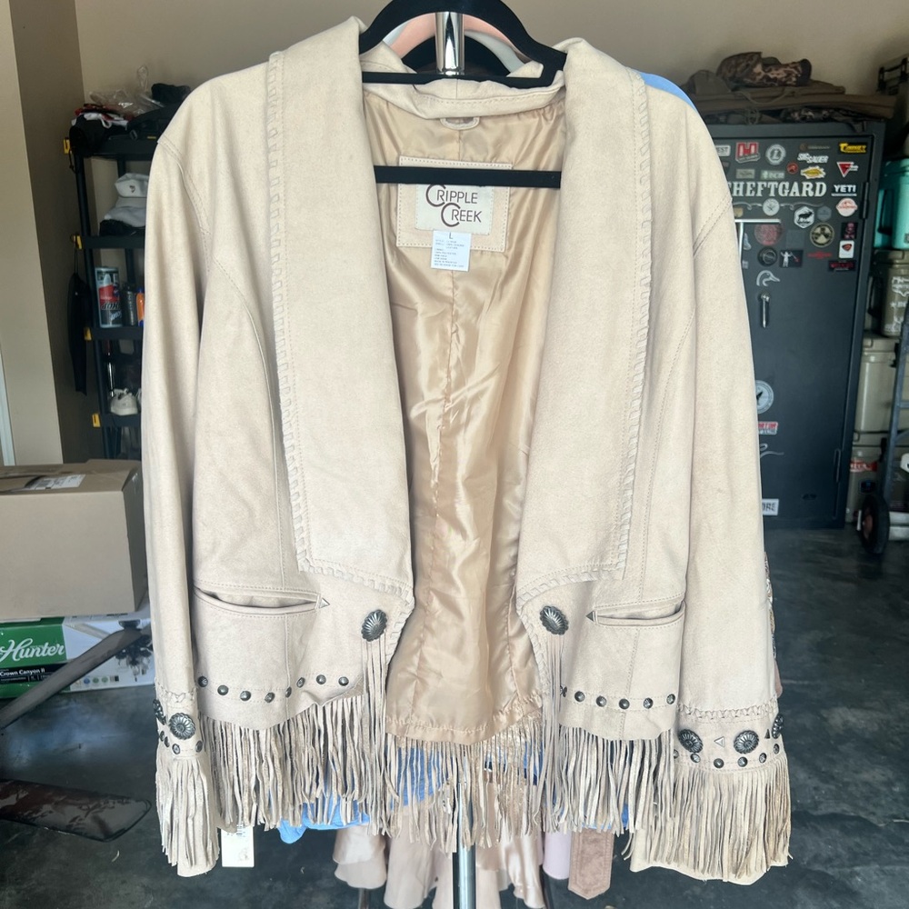 Cripple Creek Suede Fringe Jacket